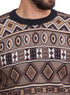 Brown - Design p2241 PF - Round Pullover - Khotwh